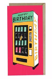 Em & Friends Happy Birthday Vending Machine Card