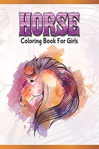 Horse Coloring Book For Girls