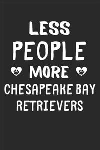 Less People More Chesapeake Bay Retrievers