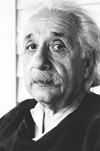 Photograph of Albert Einstein - Blank Lined Notebook