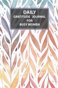 Daily Gratitude Journal for Busy Woman