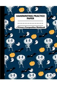 Handwriting Practice Paper Primary Composition Notebook