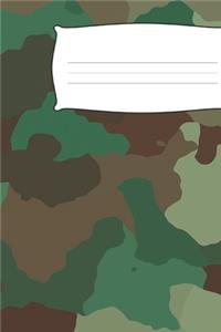 Camouflage Composition Notebook