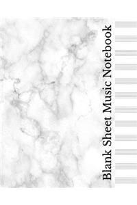 Blank Sheet Music Notebook