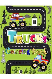 Trucks Coloring Book