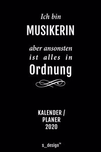 Kalender 2020 für Musiker / Musikerin