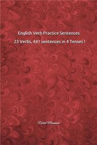 English Verb Practice Sentences