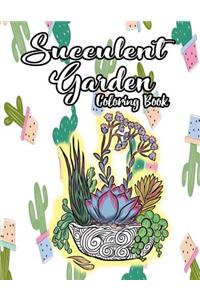 Succulent Garden Coloring Book