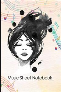 Music Sheet Notebook