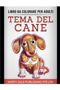 Libro Da Colorare Per Adulti Tema del Cane