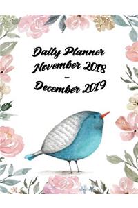 November 2018 - December 2019 Daily Planner