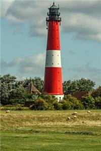 Pellworm Red and White Lighthouse in Germany Journal