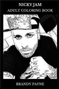 Nicky Jam Adult Coloring Book
