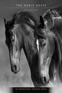 Browntrout Portrait Series: The Noble Horse 2025 12 X 24 Inch Monthly Square Wall Calendar Plastic-Free