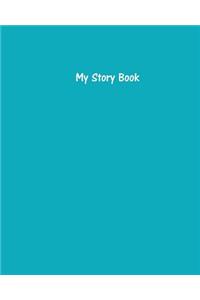 My Story Book - Create Your Own Picture Book with Robin's Egg Blue Cover