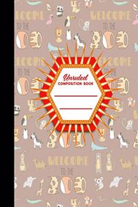 Unruled Composition Book