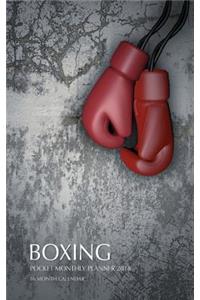 Boxing Pocket Monthly Planner 2018