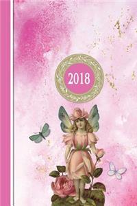 2018 Diary Pink Fairy Rose