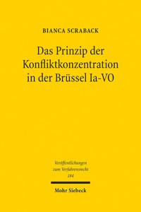 Das Prinzip Der Konfliktkonzentration in Der Brussel Ia-Vo