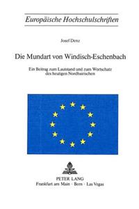 Die Mundart Von Windisch-Eschenbach