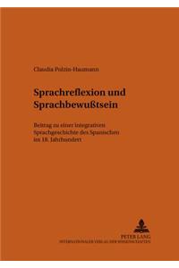 Sprachreflexion Und Sprachbewußtsein