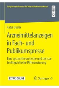 Arzneimittelanzeigen in Fach- und Publikumspresse