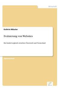 Evaluierung von Websites: Ein Ländervergleich zwischen Österreich und Neuseeland