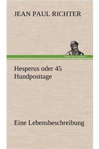 Hesperus Oder 45 Hundposttage