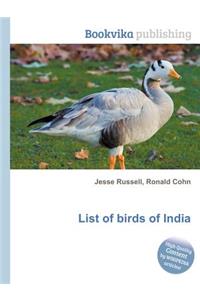 List of Birds of India