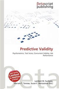 Predictive Validity