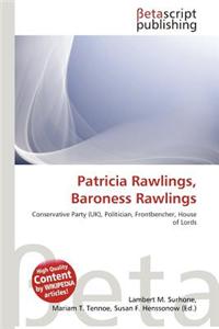 Patricia Rawlings, Baroness Rawlings