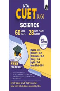 PW NTA CUET UG Science Stream Combined Mock Test and Past Year Papers (Physics, Chemistry, Mathematics, Biology, English, General Test) For 2024 Exam l FREE Online CBT