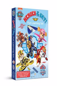 Nickelodeon Paw Patrol - Air Patrol Heroes Of The Sky! : Fun Learning Set (with Wipe and Clean Mats, Coloring Sheets, Stickers, Appreciation Certificate and Pen)