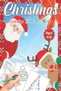 Christmas Coloring Book for Kids Ages 4-8