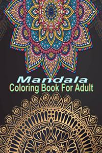 Mandala Coloring Book For Adult