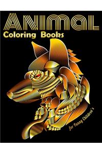 Animal Coloring Books for Funny Children's