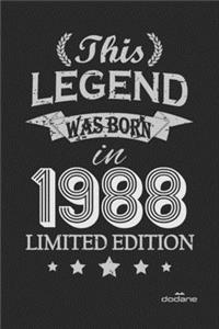 This Legend was born in 1988 LIMITED EDITION