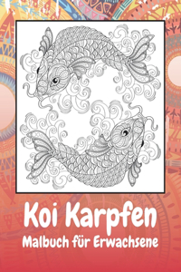 Koi Karpfen - Malbuch für Erwachsene