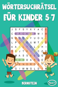 Wörtersuchrätsel für Kinder 5-7