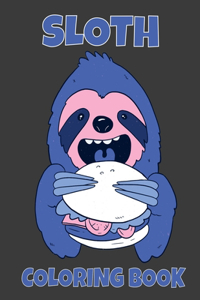 Sloth Coloring Book