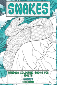 Mandala Colouring Books for Adults 2020 release - Animals - Snakes