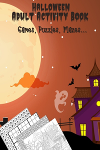 Halloween Adult Activity Book