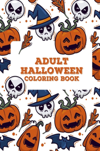 Adult Halloween Coloring Book