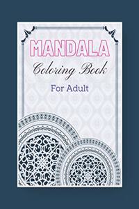 Mandala Coloring Book For Adult