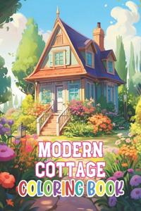 Modern Cottage Coloring Book