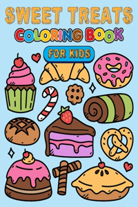 Sweet Treats Coloring Book For Kids