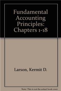 Fundamental Accounting Principles Chapters 1-18 (Hardcover)