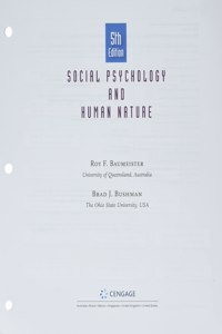 Bundle: Social Psychology and Human Nature, Loose-Leaf Version, 5th + Mindtap, 1 Term Printed Access Card