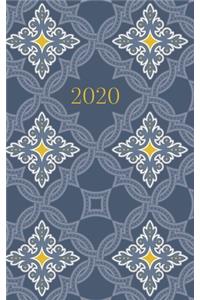 2020 Planner - Diary - Journal - Week per spread - Grey Tiles - Hijri Islamic dates