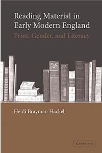 Reading Material in Early Modern England